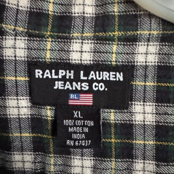 Nirvana Upcycled Flannel Shirt unisex size Large XL - Picture 5 of 6